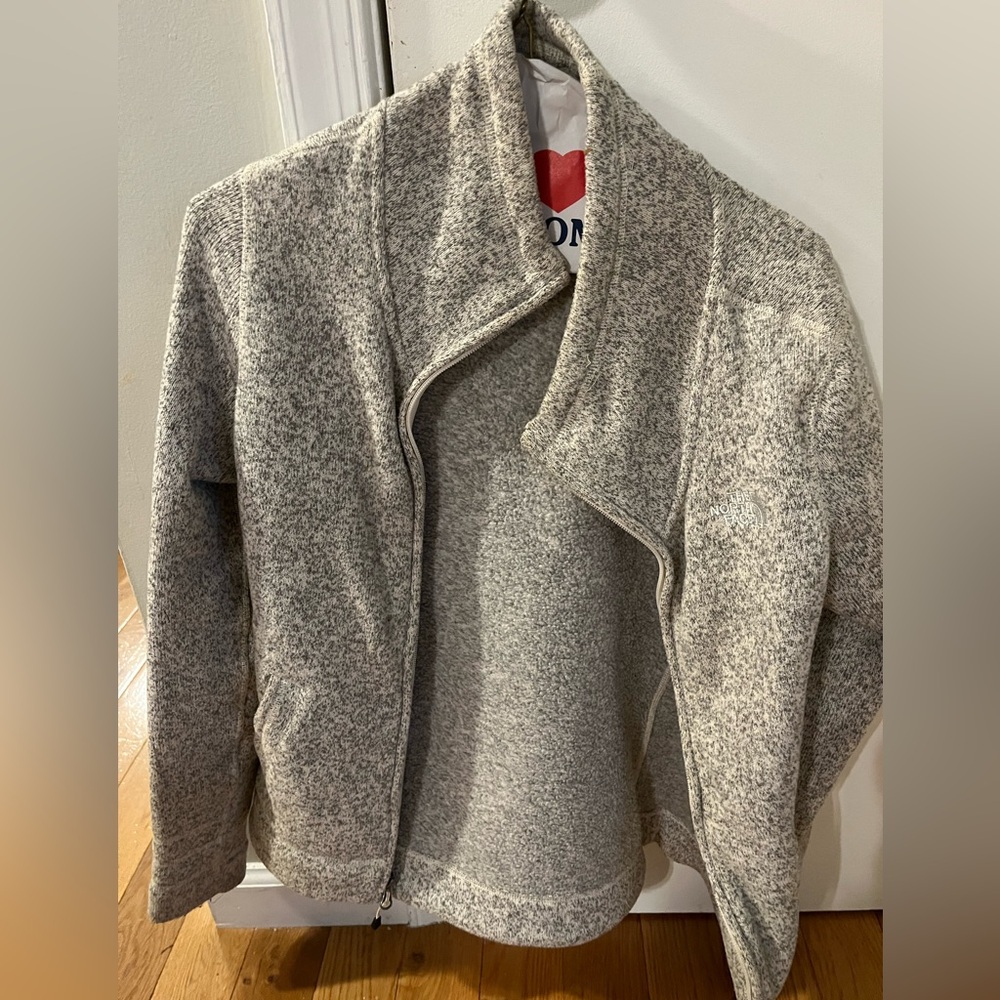 North Face Jacket Light Brown Tweed size XS